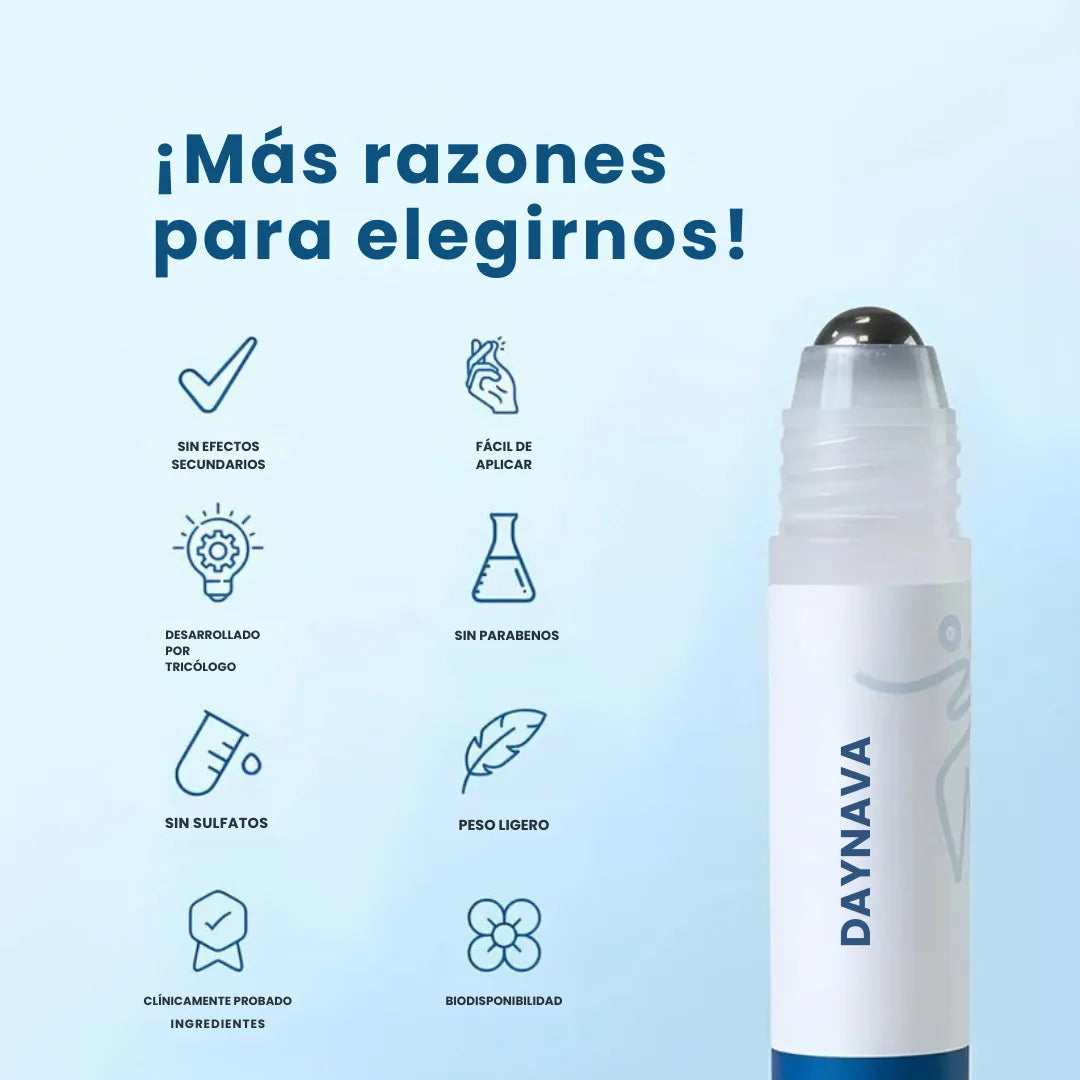 Daynava™ Roll-On para el Crecimiento del Cabello
